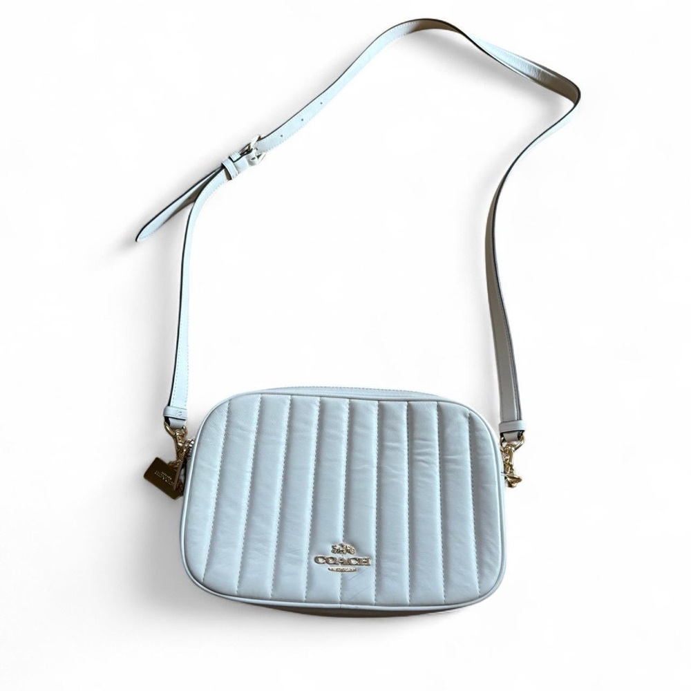 Coach Sky White Quilted Crossbody Bag
